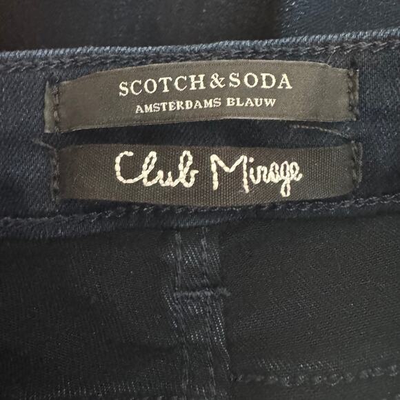 Scotch & Soda Women Skinny Jeans Dark Wash High Rise size 26 Stretch Denim Pants - Picture 10 of 10